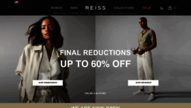 What Reiss.co.uk website looked like in 2020 (3 years ago)