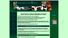 What Relaxation-at-home.com website looked like in 2020 (3 years ago)
