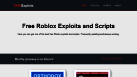 What Robloxexploits.nl website looked like in 2020 (3 years ago)