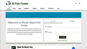 What Rifishfinder.com website looked like in 2020 (3 years ago)