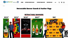 What Retractable-banner-stands.com website looked like in 2020 (3 years ago)