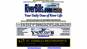 What Riverbills.com website looked like in 2020 (4 years ago)