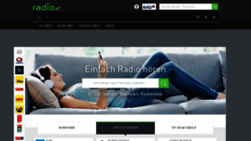 What Radio.at website looked like in 2020 (3 years ago)