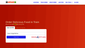 What Railrestro.com website looked like in 2020 (3 years ago)