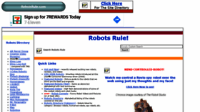 What Robotsrule.com website looked like in 2020 (3 years ago)