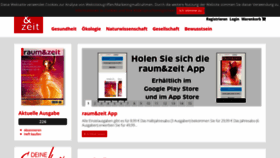 What Raum-und-zeit.com website looked like in 2020 (3 years ago)