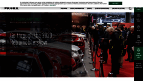 What Retromobile.com website looked like in 2020 (3 years ago)