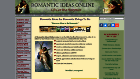 What Romantic-ideas-online.com website looked like in 2020 (3 years ago)