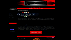 What Romworldonline.com website looked like in 2020 (3 years ago)