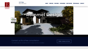 What Rommeldesign.com website looked like in 2020 (3 years ago)