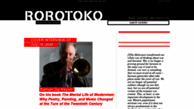 What Rorotoko.com website looked like in 2020 (3 years ago)
