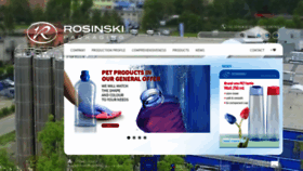 What Rosinski-ska.com website looked like in 2020 (3 years ago)