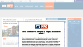 What Rtlinfo.be website looked like in 2020 (3 years ago)