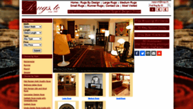 What Rugs.tc website looked like in 2020 (3 years ago)
