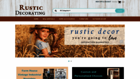 What Rusticdecorating.com website looked like in 2020 (3 years ago)
