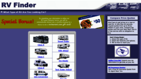 What Rv-finder.com website looked like in 2020 (3 years ago)