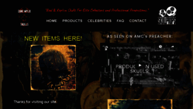 What Realhumanskull.com website looked like in 2020 (3 years ago)