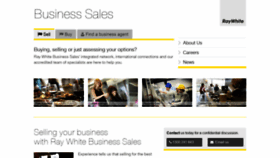 What Raywhitebusinesssales.com website looked like in 2020 (3 years ago)