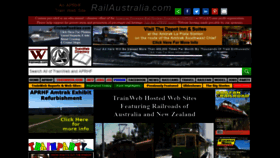 What Railaustralia.com website looked like in 2020 (3 years ago)