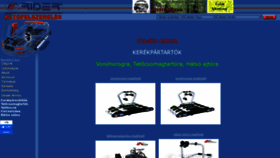 What Riderauto.hu website looked like in 2020 (3 years ago)