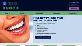 What Redbankdentistry.com website looked like in 2020 (3 years ago)