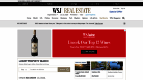 What Realestatejournal.com website looked like in 2020 (3 years ago)