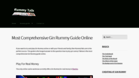 What Rummytalk.com website looked like in 2020 (3 years ago)