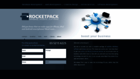 What Rocketpack.com.au website looked like in 2020 (3 years ago)