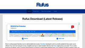 What Rufus.onl website looked like in 2020 (3 years ago)