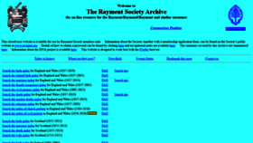 What Rayment.info website looked like in 2020 (3 years ago)