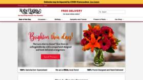 What Rotheflorists.com website looked like in 2020 (3 years ago)