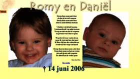 What Romyendaniel.nl website looked like in 2020 (3 years ago)