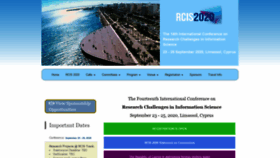 What Rcis-conf.com website looked like in 2020 (3 years ago)