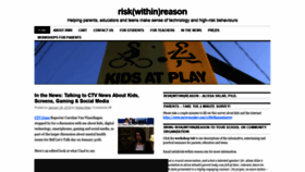 What Risk-within-reason.com website looked like in 2020 (3 years ago)