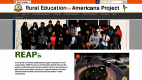 What Reapfoundation.org website looked like in 2020 (3 years ago)