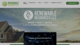 What Renewable-resources.org website looked like in 2020 (3 years ago)