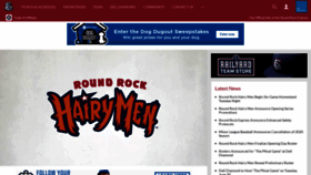 What Roundrockexpress.com website looked like in 2020 (3 years ago)