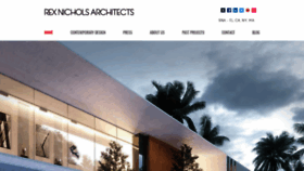 What Rexnicholsarchitects.com website looked like in 2020 (3 years ago)
