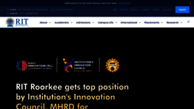 What Ritroorkee.com website looked like in 2020 (3 years ago)