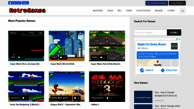 What Retrogames.cc website looked like in 2020 (3 years ago)