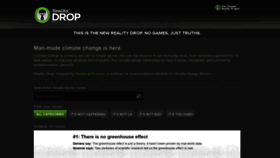 What Realitydrop.org website looked like in 2020 (3 years ago)