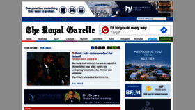 What Royalgazette.com website looked like in 2020 (3 years ago)