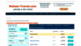 What Reisentravel.de website looked like in 2020 (3 years ago)