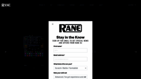 What Rane.com website looked like in 2020 (3 years ago)