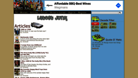 What Retrojunk.com website looked like in 2020 (3 years ago)