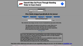What Realpriceguides.com website looked like in 2020 (3 years ago)