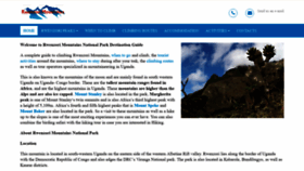 What Rwenzorimountains.com website looked like in 2020 (3 years ago)