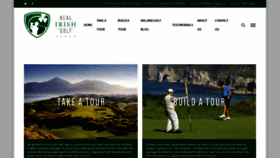 What Realirishgolf.com website looked like in 2020 (3 years ago)