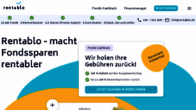 What Rentablo.de website looked like in 2020 (3 years ago)