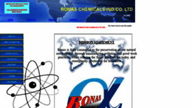 What Ronaschemicals.com website looked like in 2020 (3 years ago)